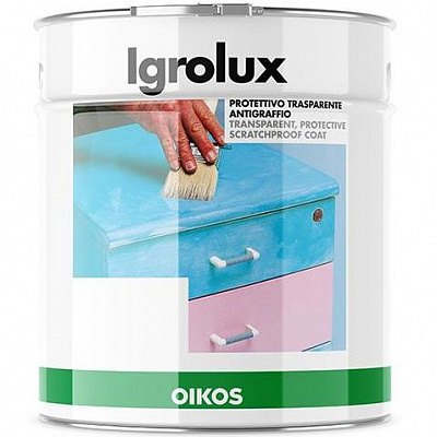 Защитный бесцветный лак Igrolux Oikos