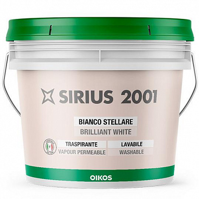 Матовая краска для потолков Sirius 2001 Oikos